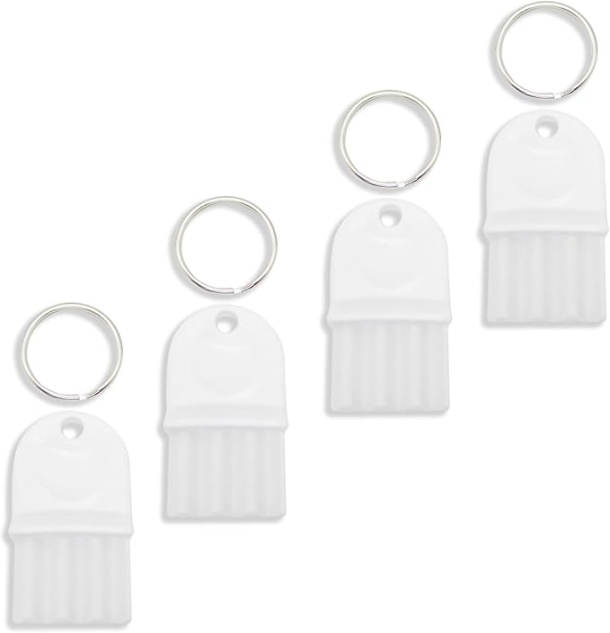 Paper Towel Dispenser Key - Toilet Paper Dispenser Waffle Key - Universal Replacement for san Jamar and More Towel & Toilet Paper Dispensers - Pack of 4